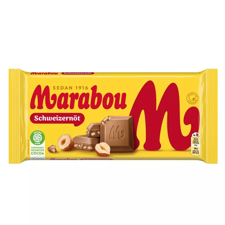 Marabou Schweizernöt 200 g - Suklaapatukat - 100450 - 1