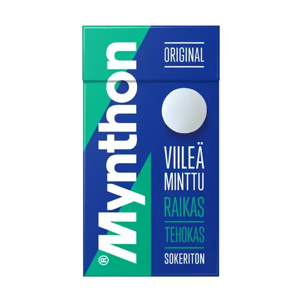 Mynthon Viileä minttu, sokeriton 34 g - Karkkipakkaukset - 100680 - 1