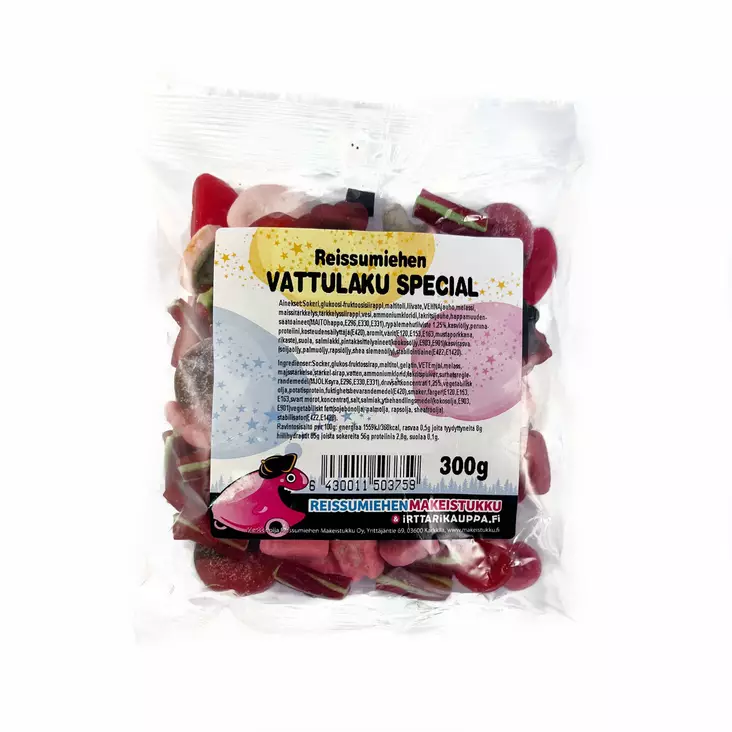 Vattulaku Special 300g - Reissumiehen Karkkipussit - 7530 - 3