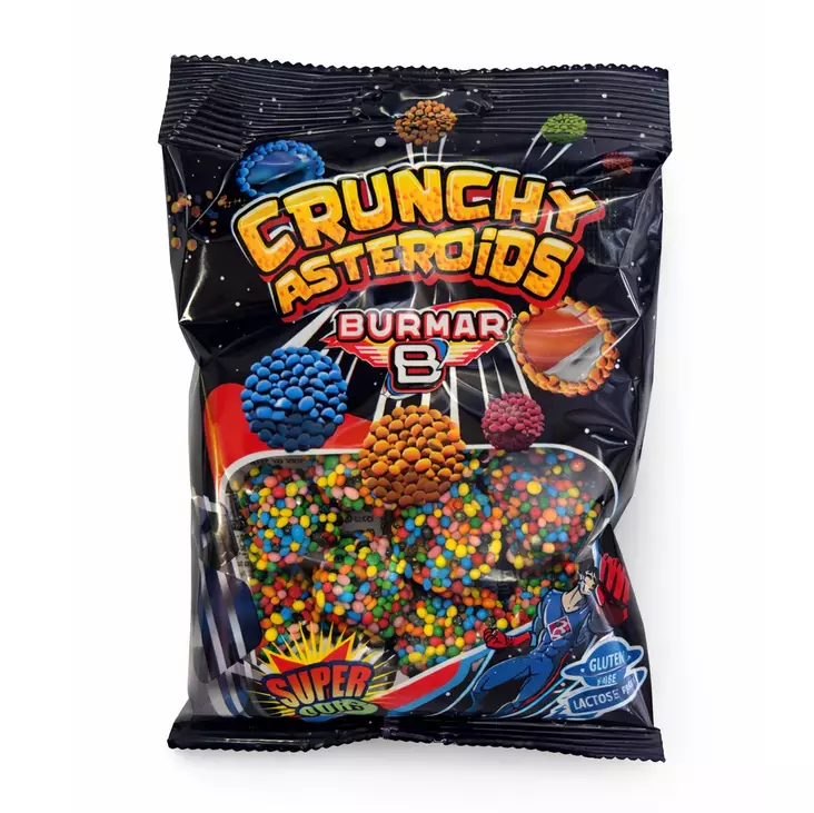 Crunchy Asteroids Disco 80 g - Karkkipussit - 100531 - 3