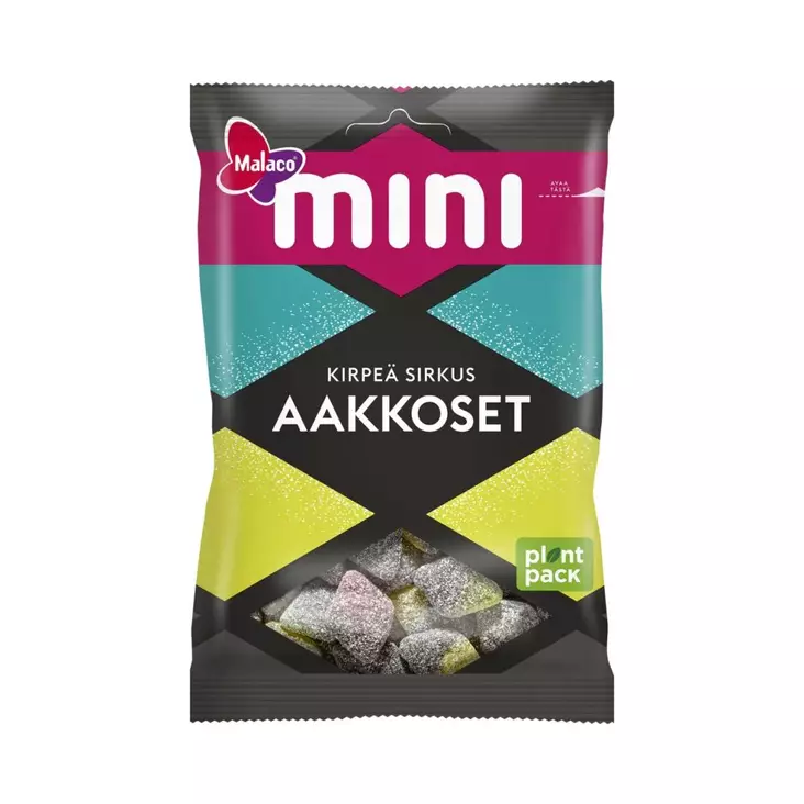 Aakkoset Mini Kirpeä Sirkus 120 g - Karkkipussit - 100681 - 1