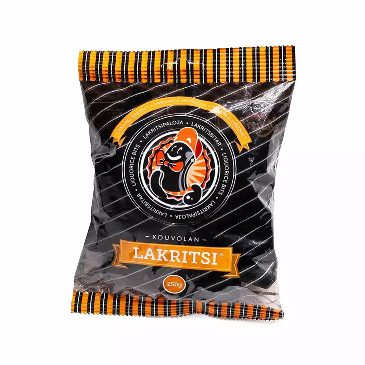 Kouvolan Laku Karamelli-merisuola 250g - Tukku Kouvolan Lakritsi - 100111 - 1