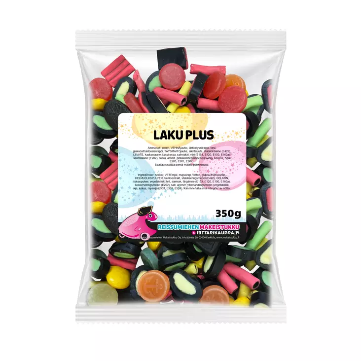 Laku Plus 350g - Reissumiehen Karkkipussit - 5021 - 3