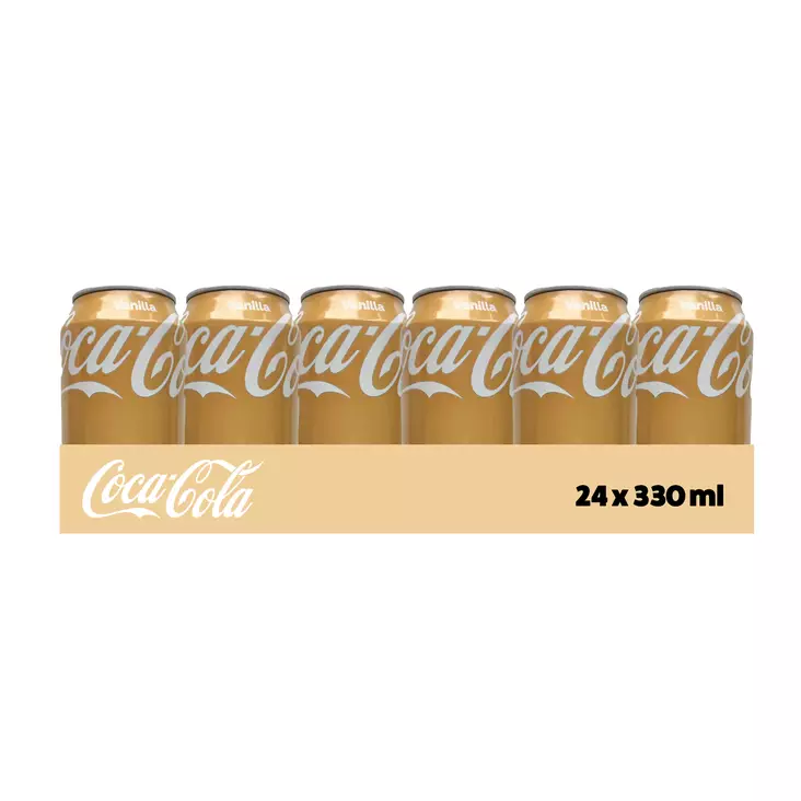 Coca Cola Vanilla 330ml, 24 pack - Limsat - 7822 - 3