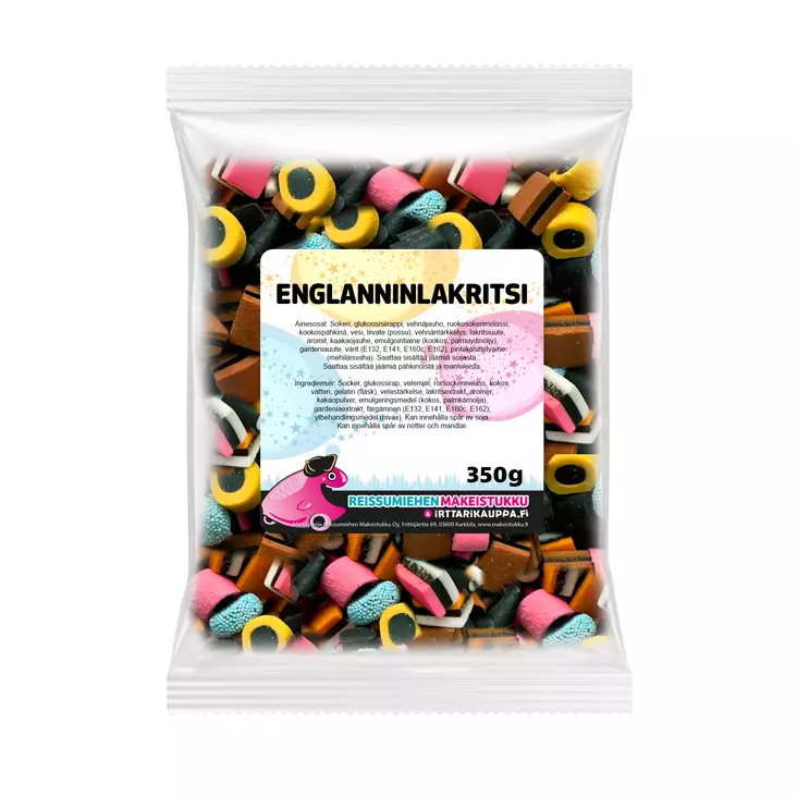 Englanninlakritsi 350g - Reissumiehen Karkkipussit - 5002 - 3
