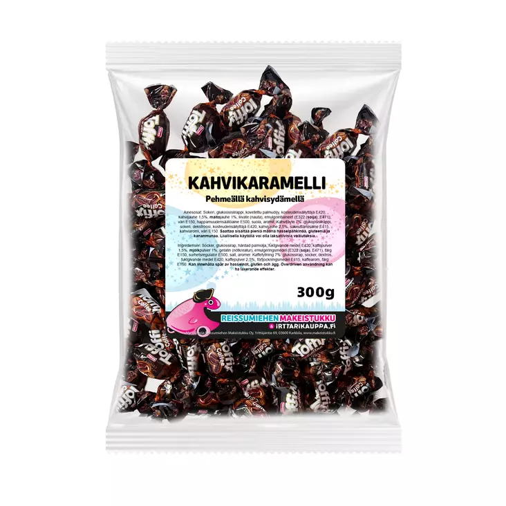 Kahvikaramelli 300g - Reissumiehen Karkkipussit - 4012 - 2