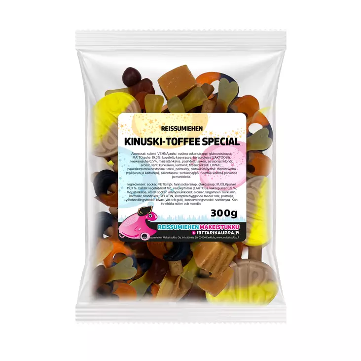 Kinuski-Toffee Special 300g - Reissumiehen Karkkipussit - 7532 - 5