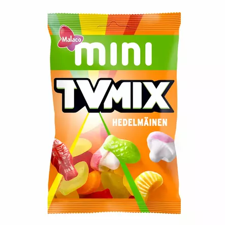 Mini TV Mix Hedelmäinen 110g - Karkkipussit - 100153 - 1