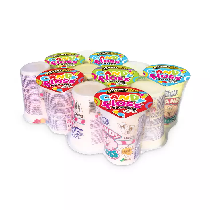 Candy Floss + Tattoo 12 x 20 g - Karkkipakkaukset - 9643 - 3