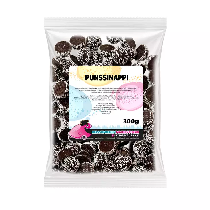Punssinappi 300g - Reissumiehen Karkkipussit - 3003 - 6