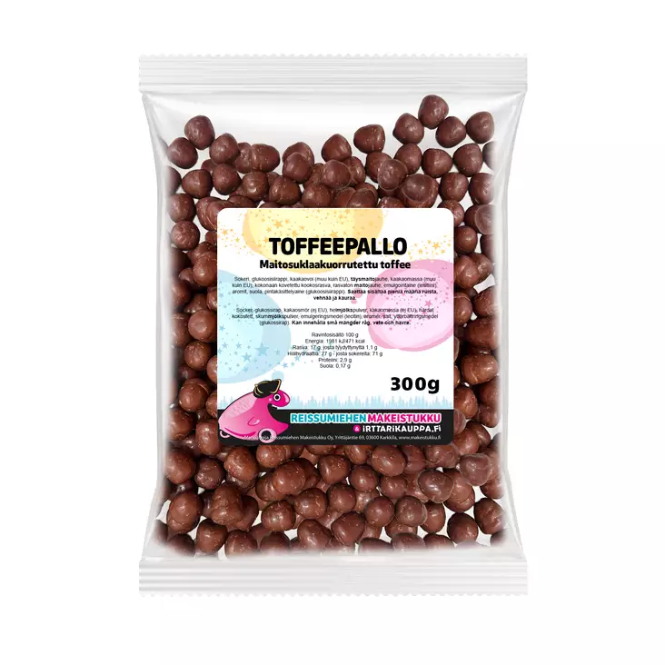 Toffeepallo 300g - Reissumiehen Karkkipussit - 4013 - 3