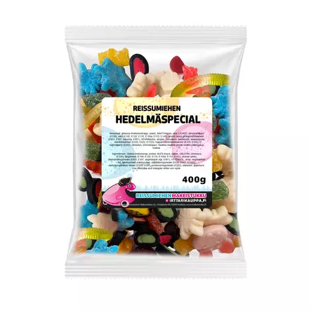 Hedelmä Special 400g - Reissumiehen Karkkipussit - 7504 - 5