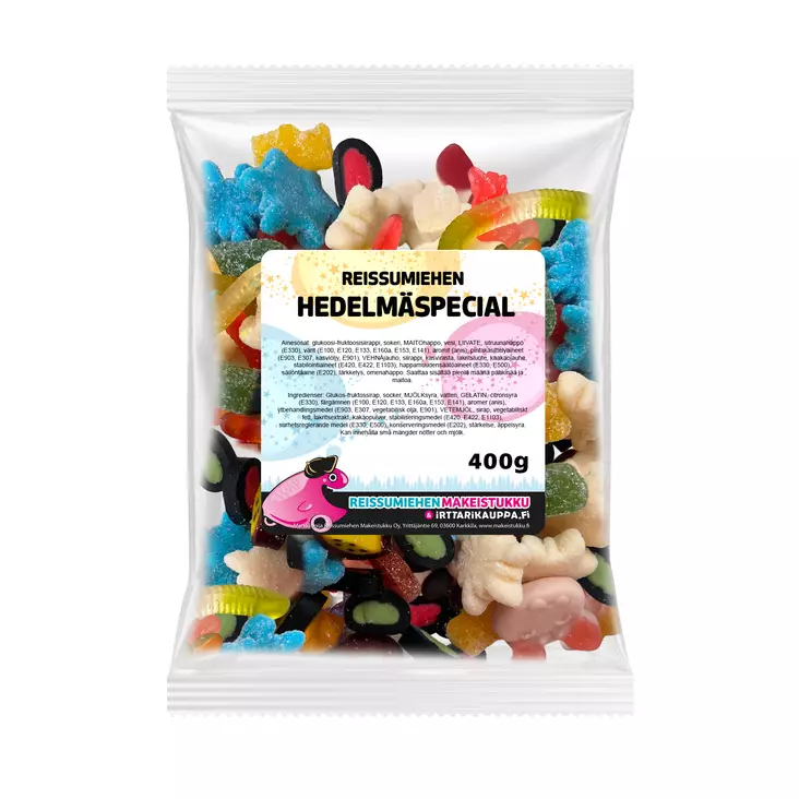 Hedelmä Special 400g - Reissumiehen Karkkipussit - 7504 - 5