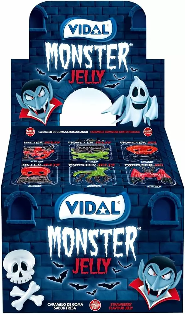 Vidal Monster Jelly 6 x 11 g - Karkkipakkaukset - 100704 - 1