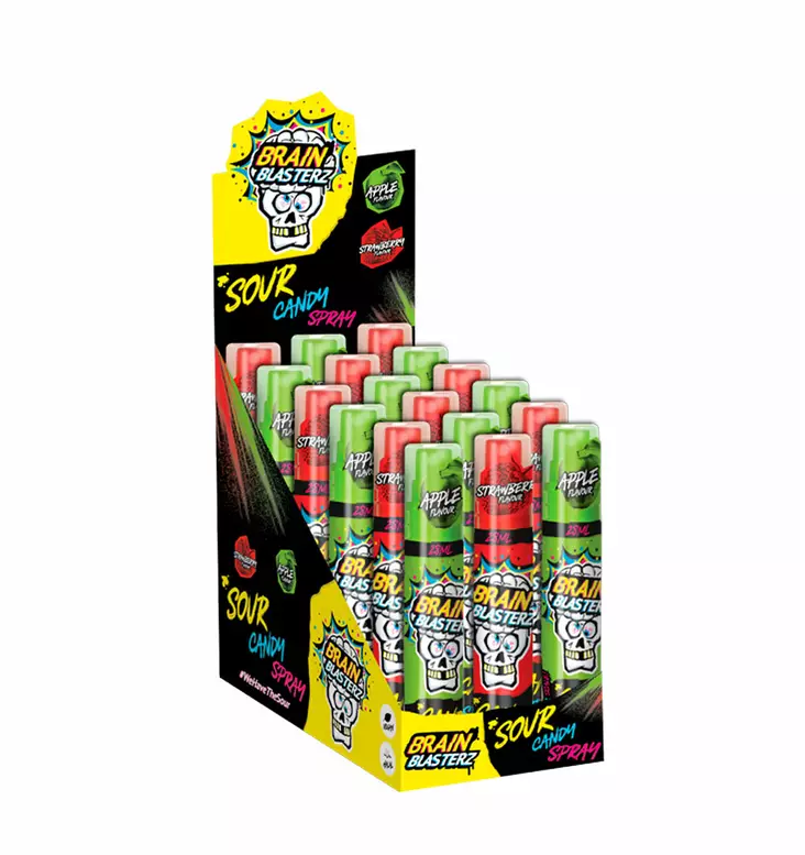 Brain Blaster sour Candy Spray 26g - Karkkipakkaukset - 9805 - 1