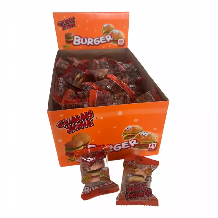 Gummi Zone burger 7 g - Karkkipakkaukset - 9985 - 1
