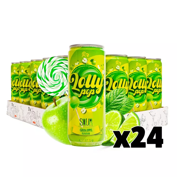 Fresh Lolly Pop Sour Green Apple 330ml - Limsat - 100405 - 1