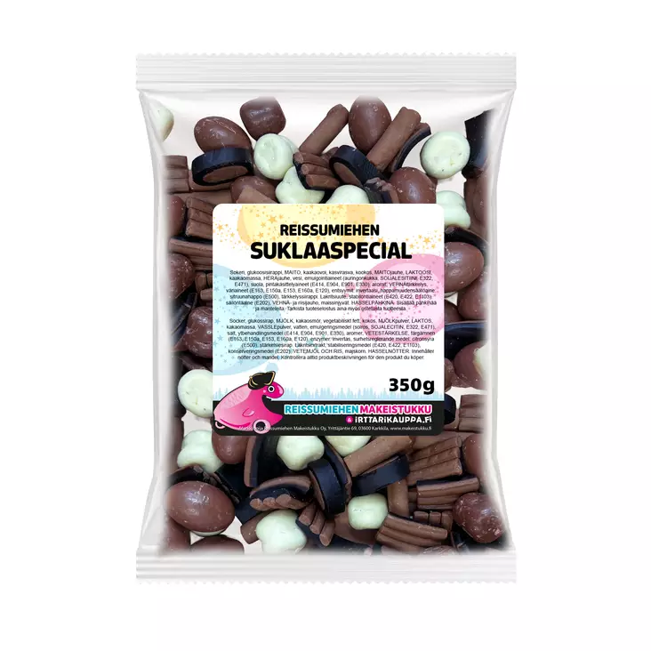 Suklaaspecial 350g - Reissumiehen Karkkipussit - 7505 - 6
