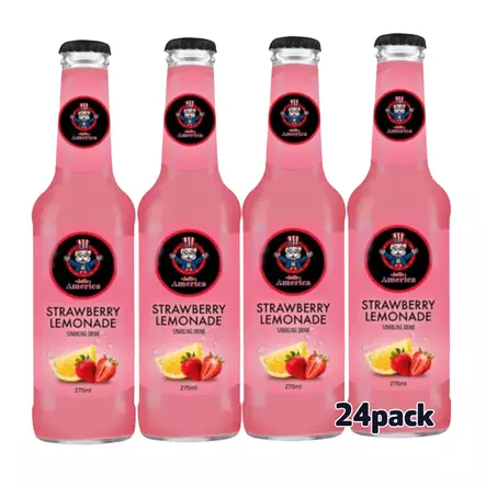 Hello America Strawberry Lemonade 275 ml - Limsat - 100576 - 1
