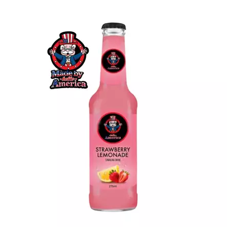 Hello America Strawberry Lemonade 275 ml - Limsat - 100576 - 2