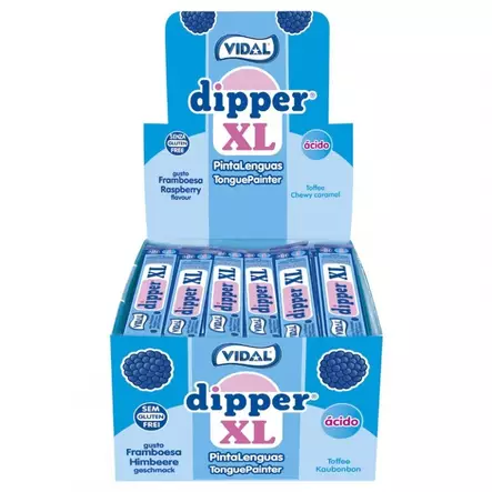 Vidal Dipper XL Blue Rasberry 10,5g - Karkkipakkaukset - 100526 - 2