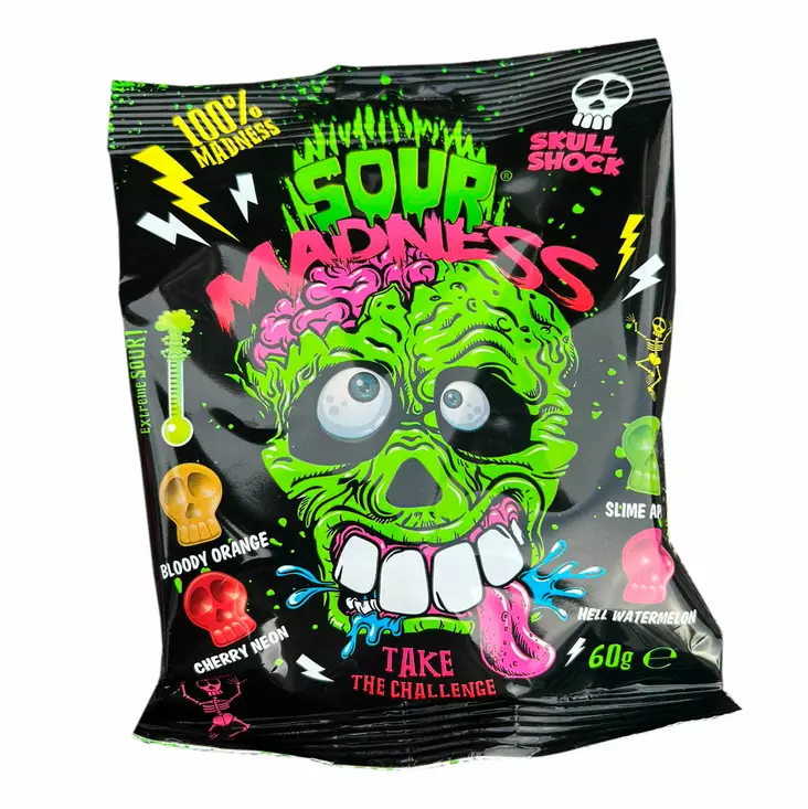 Sour Madness 60g - Karkkipussit - 9876 - 1