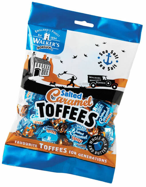 Walker's Salted Caramel Toffee 150g - Karkkipussit - 9666 - 0