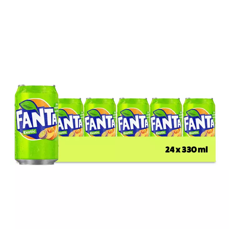 Fanta Exotic 330ml, 24 pack - Limsat - 7807 - 2