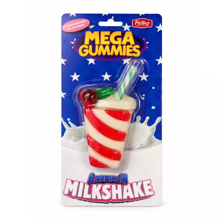 Mega Gummies American Milkshake 120 g - Karkkipakkaukset - 100537 - 1