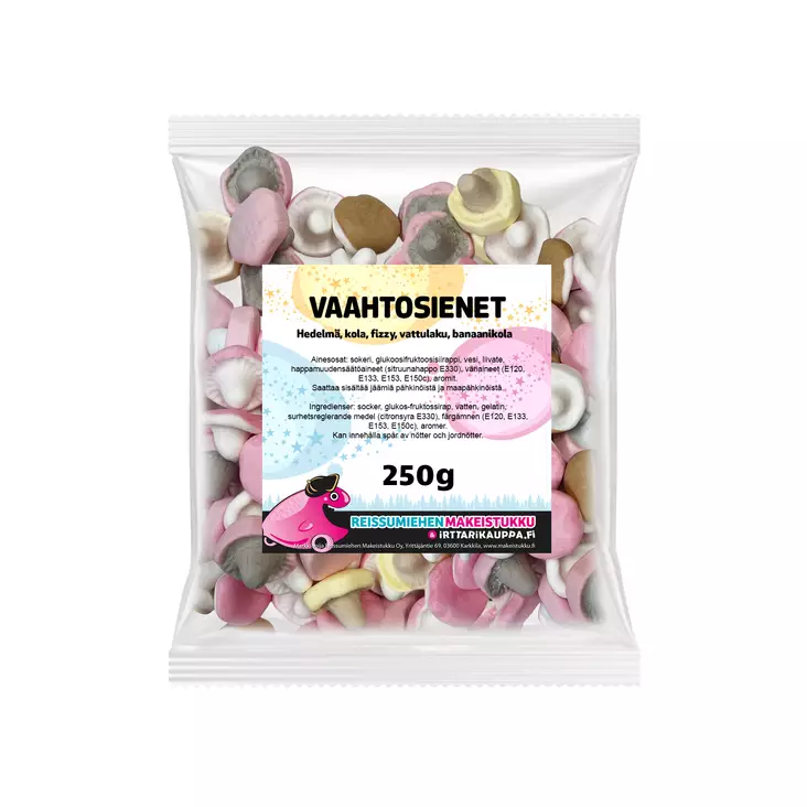 Vaahtosienet 250g - Reissumiehen Karkkipussit - 2008 - 3