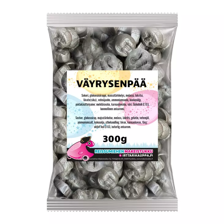 Väyrysenpää 300g - Reissumiehen Karkkipussit - 1008 - 1