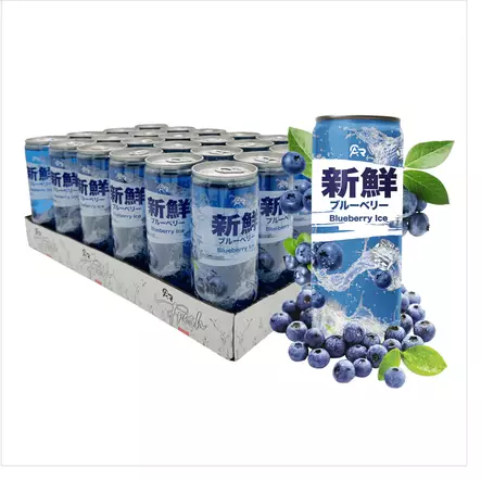 Fresh Blueberry Ice Drink 330 ml - Limsat - 9779 - 5