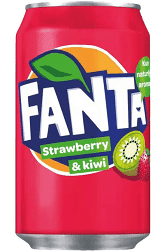 Fanta Strawberry & kiwi 330ml x 24 - Limsat - 7809 - 0