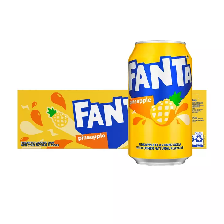 Fanta Pineapple 355 ml x 12 - Limsat - 100349 - 1