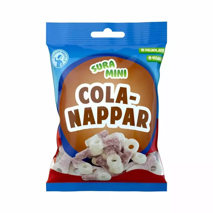 Sura Mini Cola Nappar 70g - Karkkipussit - 100469 - 1