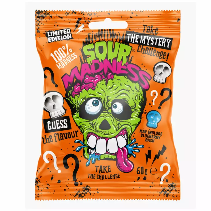 Sour Madness Mystery 60 g - Karkkipussit - 9954R - 1
